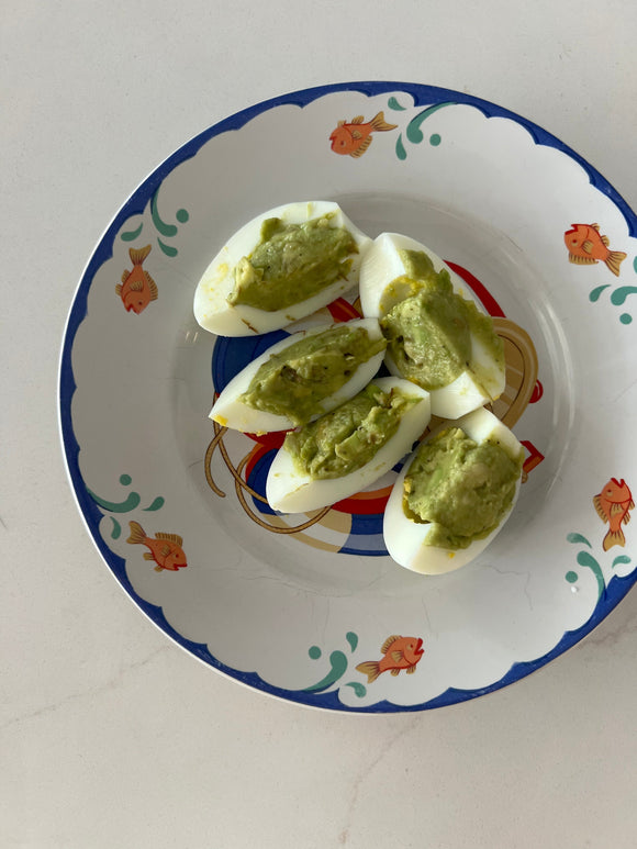 Guacamole Deviled Eggs