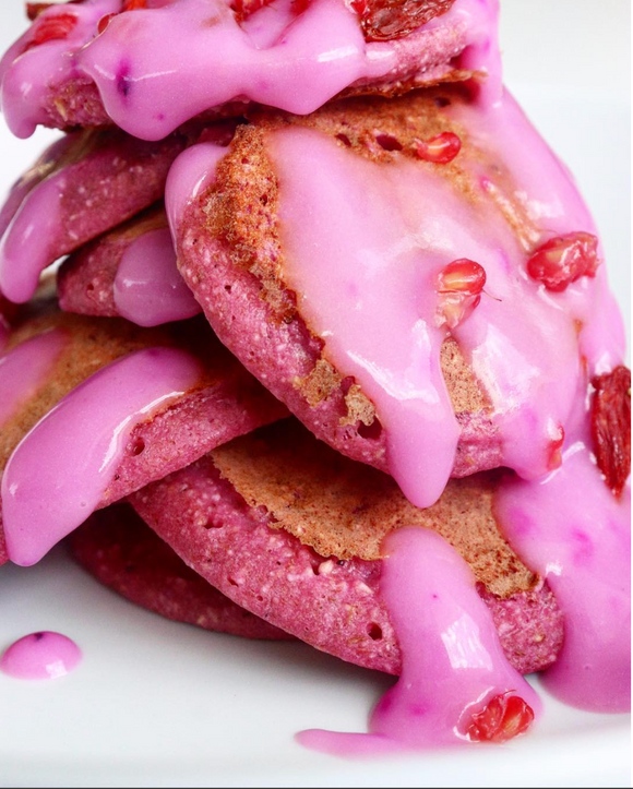 Pink Pitaya Pancakes