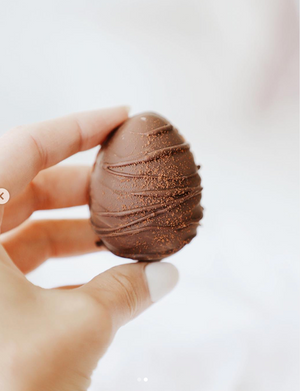 Chocolate 'Caramel' Easter Eggs